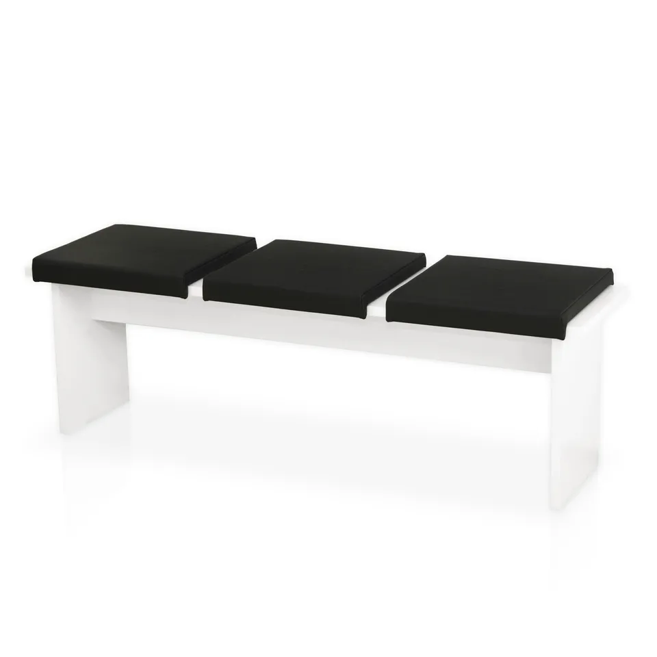 lycce-bankauflage-klemmkissen-2-leisten-kunstleder-schwarz-40-cm image 1