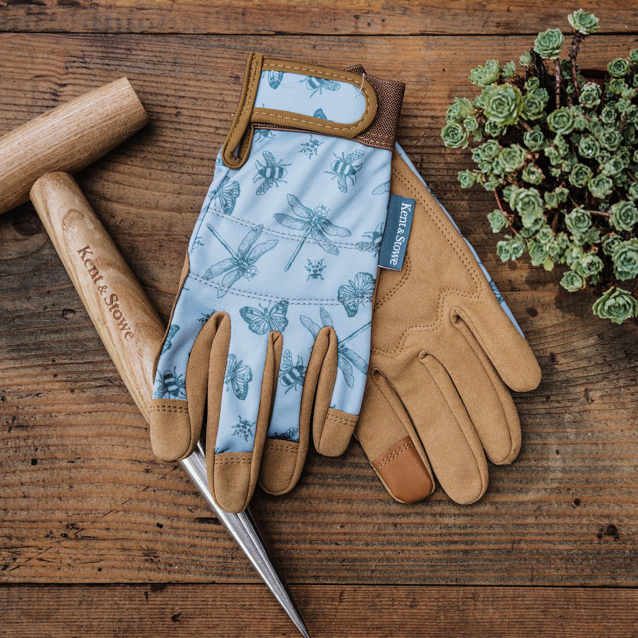 kent-stowe-comfort-handschuhe-blue-flutterbugs-gr-e-m image 2