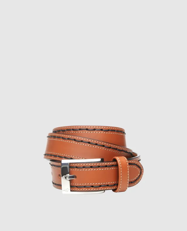 dinkelacker-andor-plain-n-herren-lederg-rtel-tabacco-braun image 1