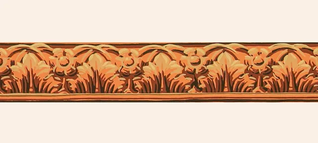 hembus-borte-4053-b-akanthus-tapetenborte-braun-7-2-cm image 1