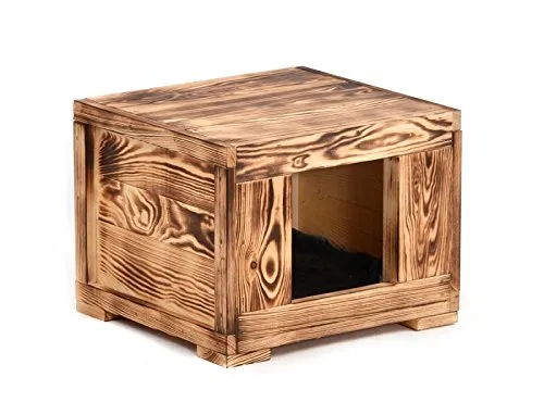 lycce-wohnh-hle-woody-holz-geflammt-f-r-katzen-und-kleine-hunde image 1