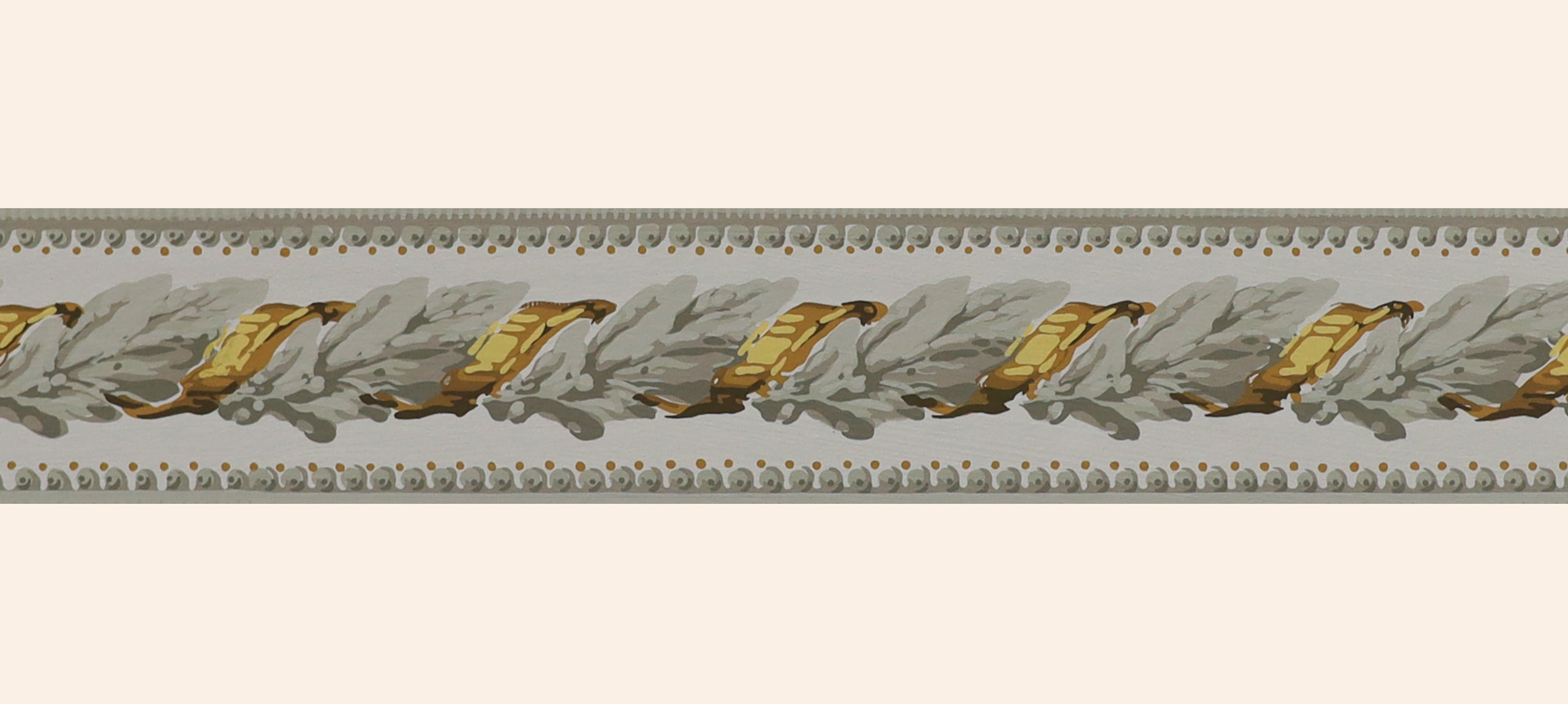 hembus-borte-462-federn-in-gelb-papiertapeten-borte-goldgelb-8-5-cm image 1