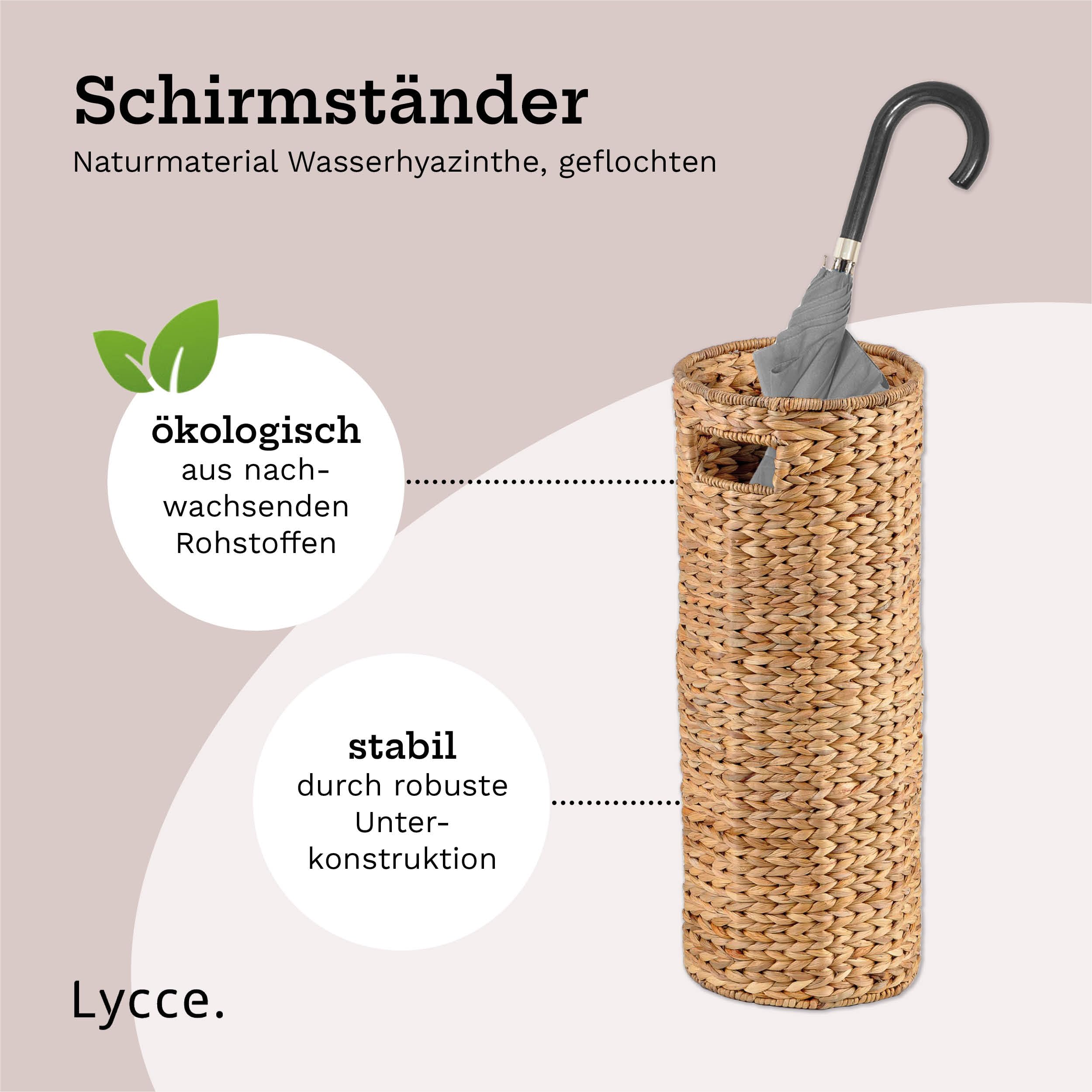 lycce-schirmst-nder-wasserhyazinthe-mit-griffen-19xh50cm-natur image 2