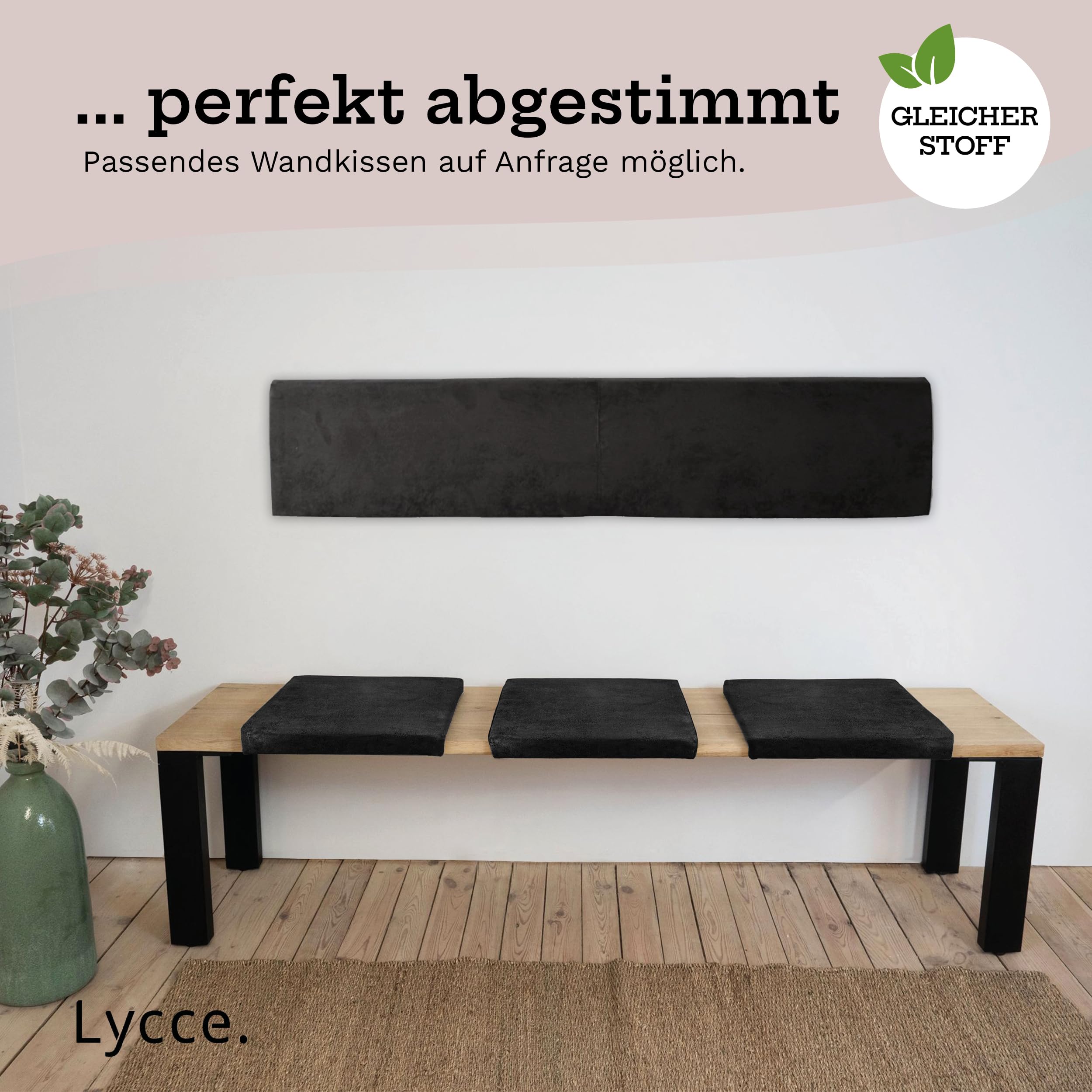 lycce-klemmkissen-bankauflage-1-leiste-wildlederoptik-schwarz image 7