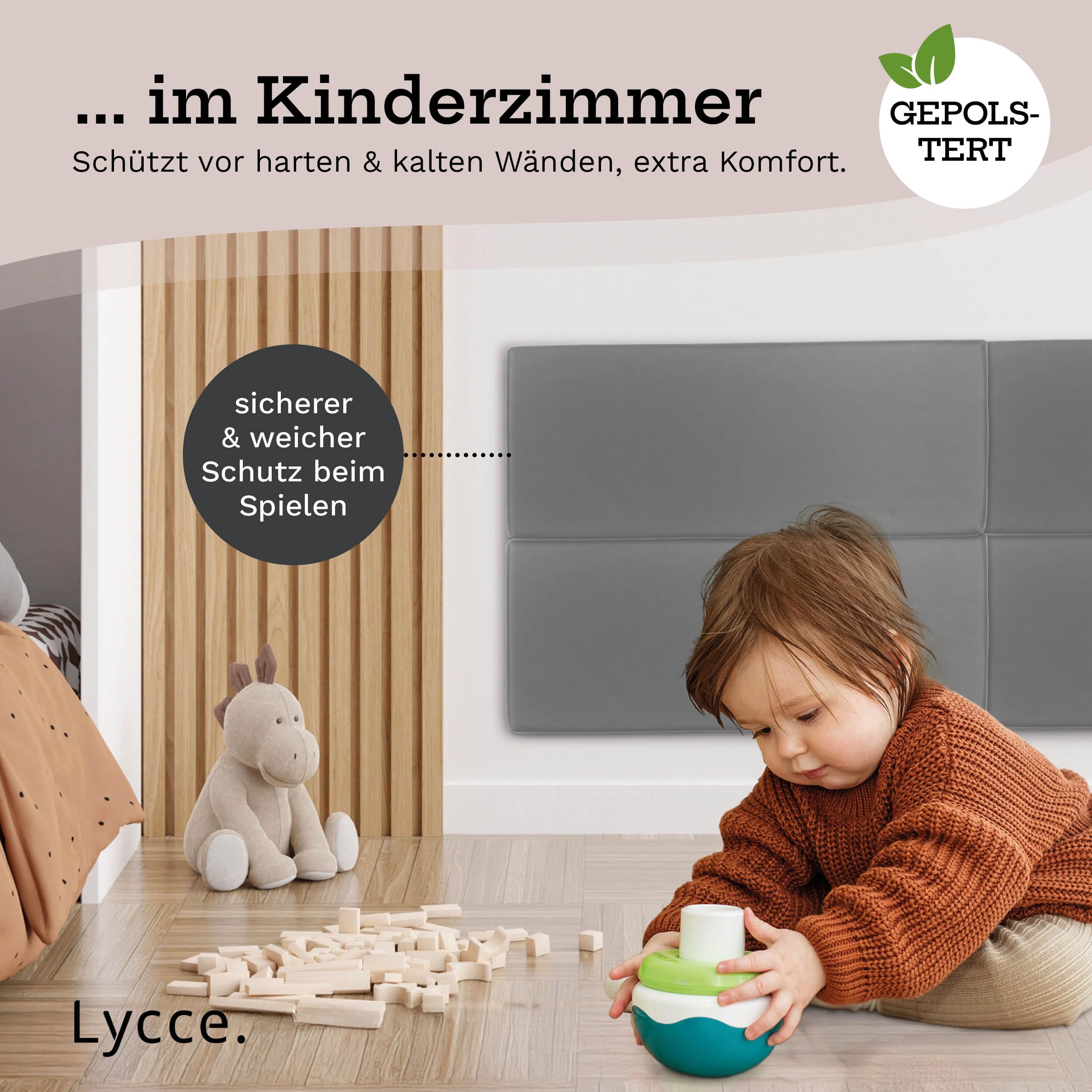 lycce-wandpolster-wandkissen-kunstleder-grau-75x30x4-cm-mit-montage-set image 7