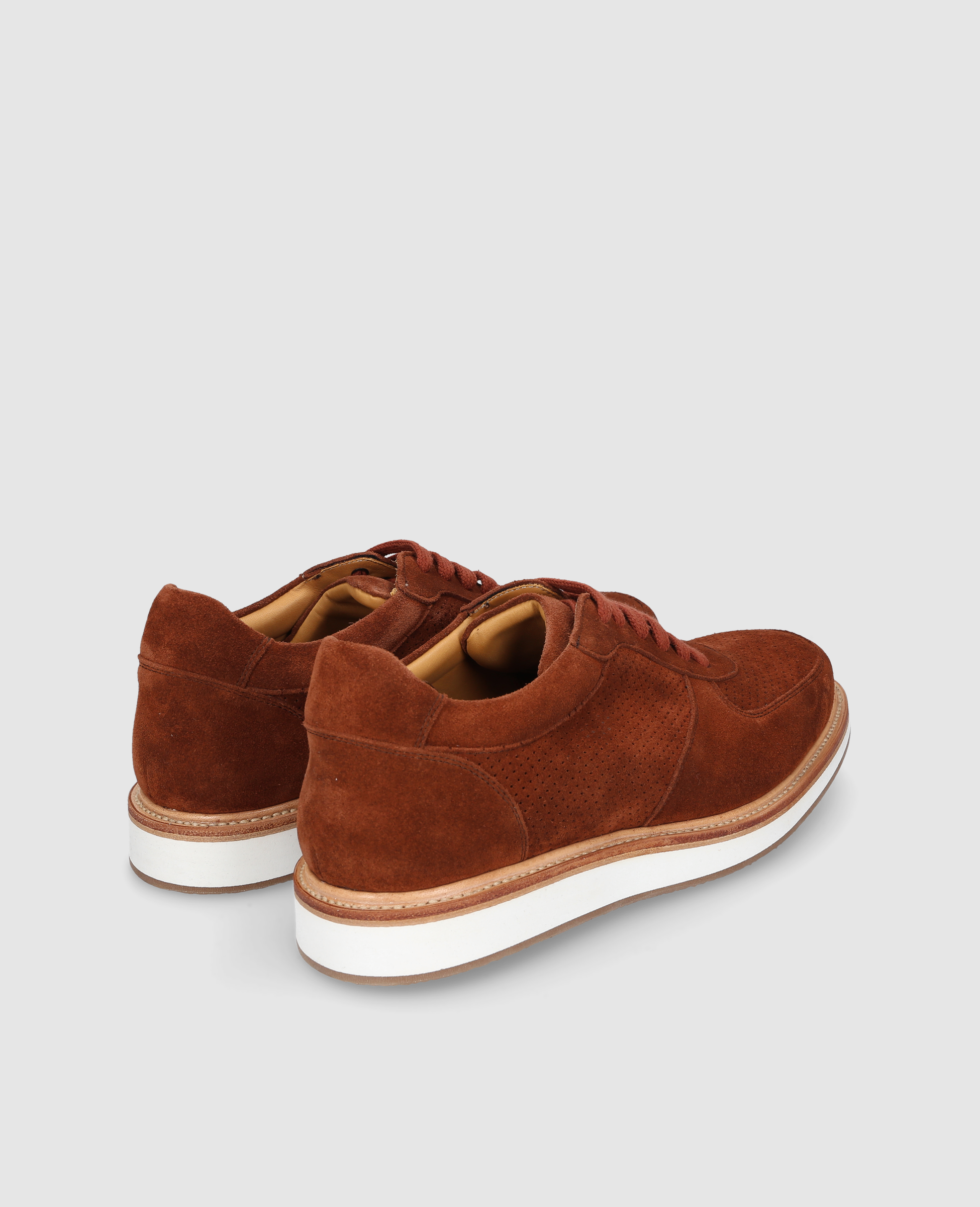dinkelacker-london-sneaker-v-braun-rahmengen-hter-velours-sneaker image 3