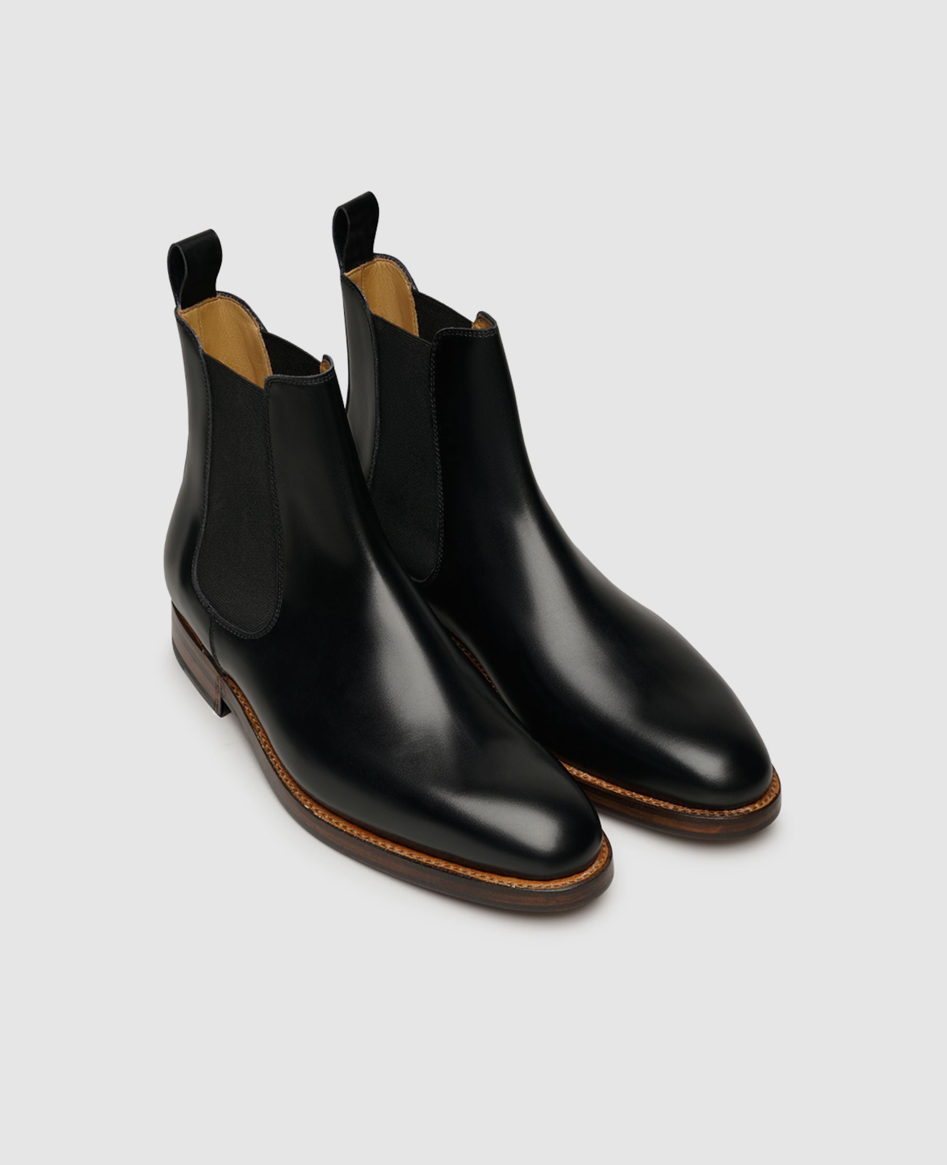 dinkelacker-luzern-chelsea-boot-schwarz-boxcalf-doppelsohle image 2