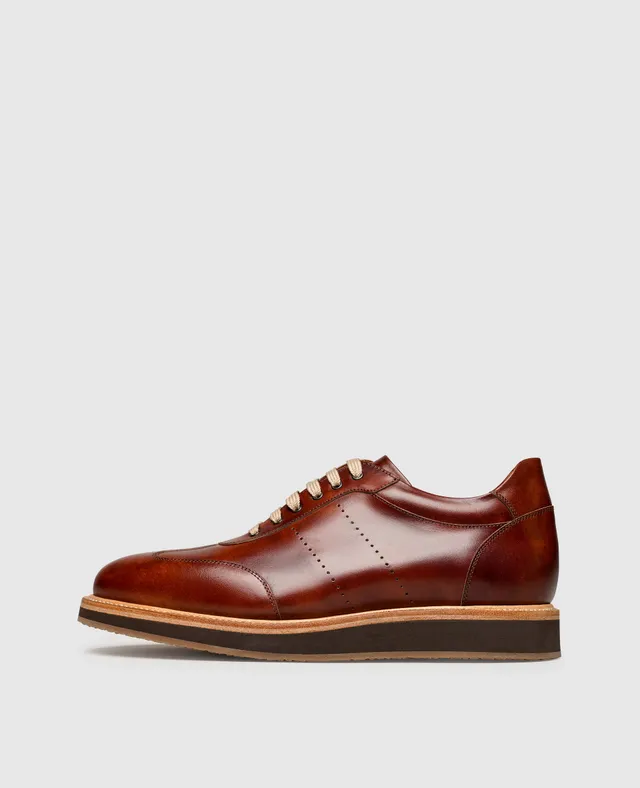 dinkelacker-london-sneaker-tc-herrensneaker-whiskey-dunkelbraun image 1