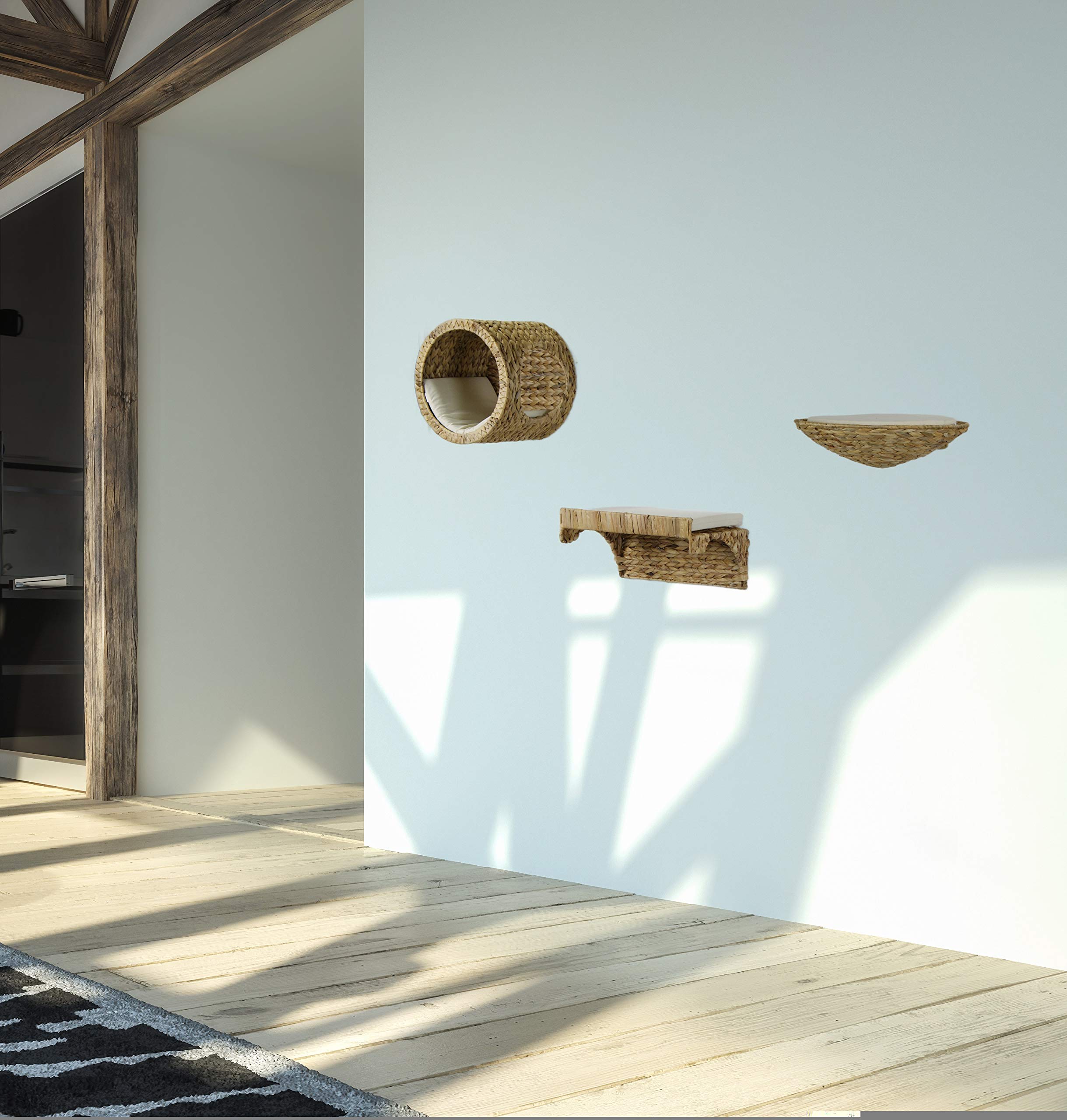 lycce-katzen-kletterwand-tara-wasserhyazinthe-3-teilig image 1