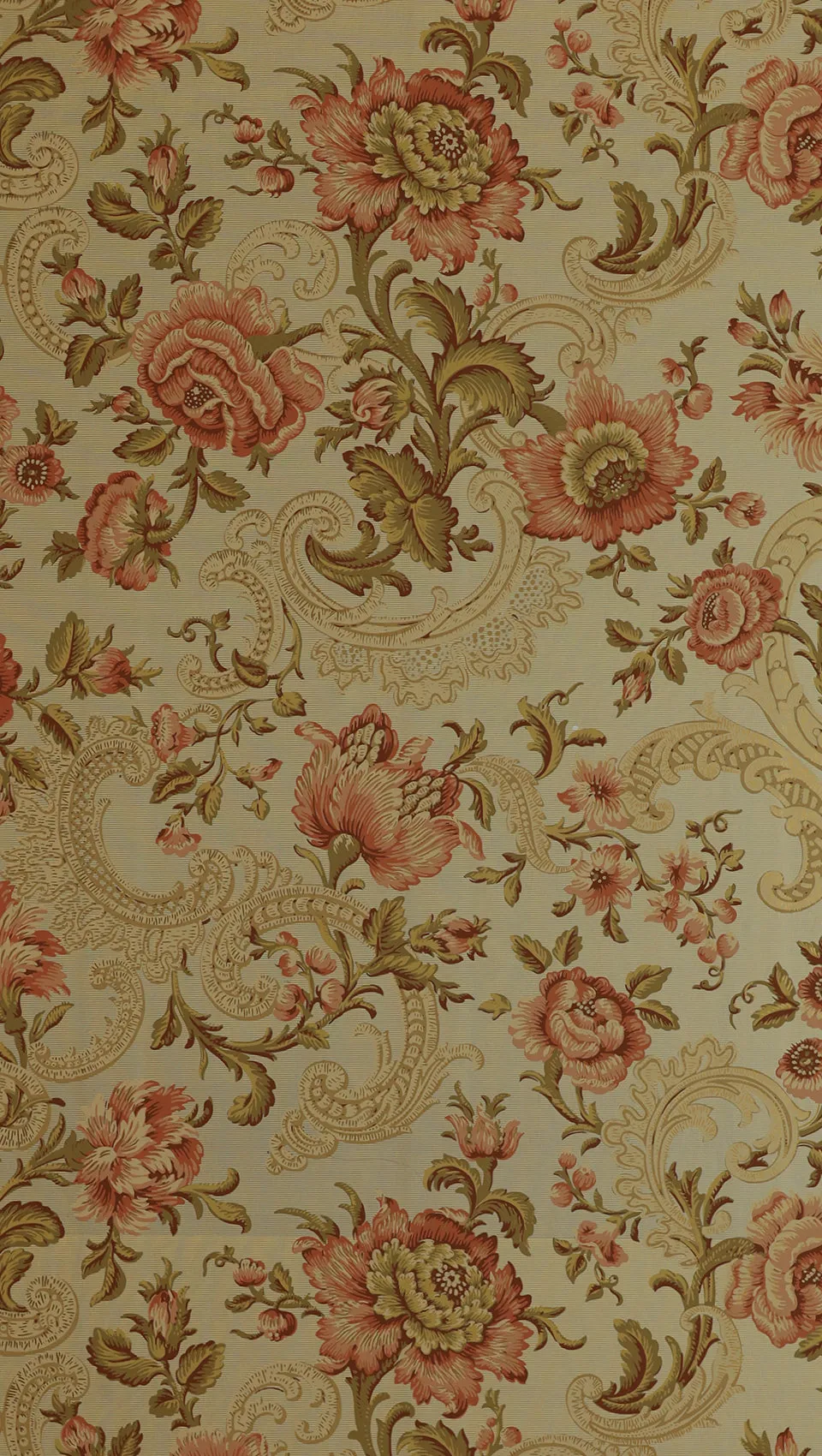 hembus-tapete-470-pfingstrose-papiertapete-floral-mit-gold image 1