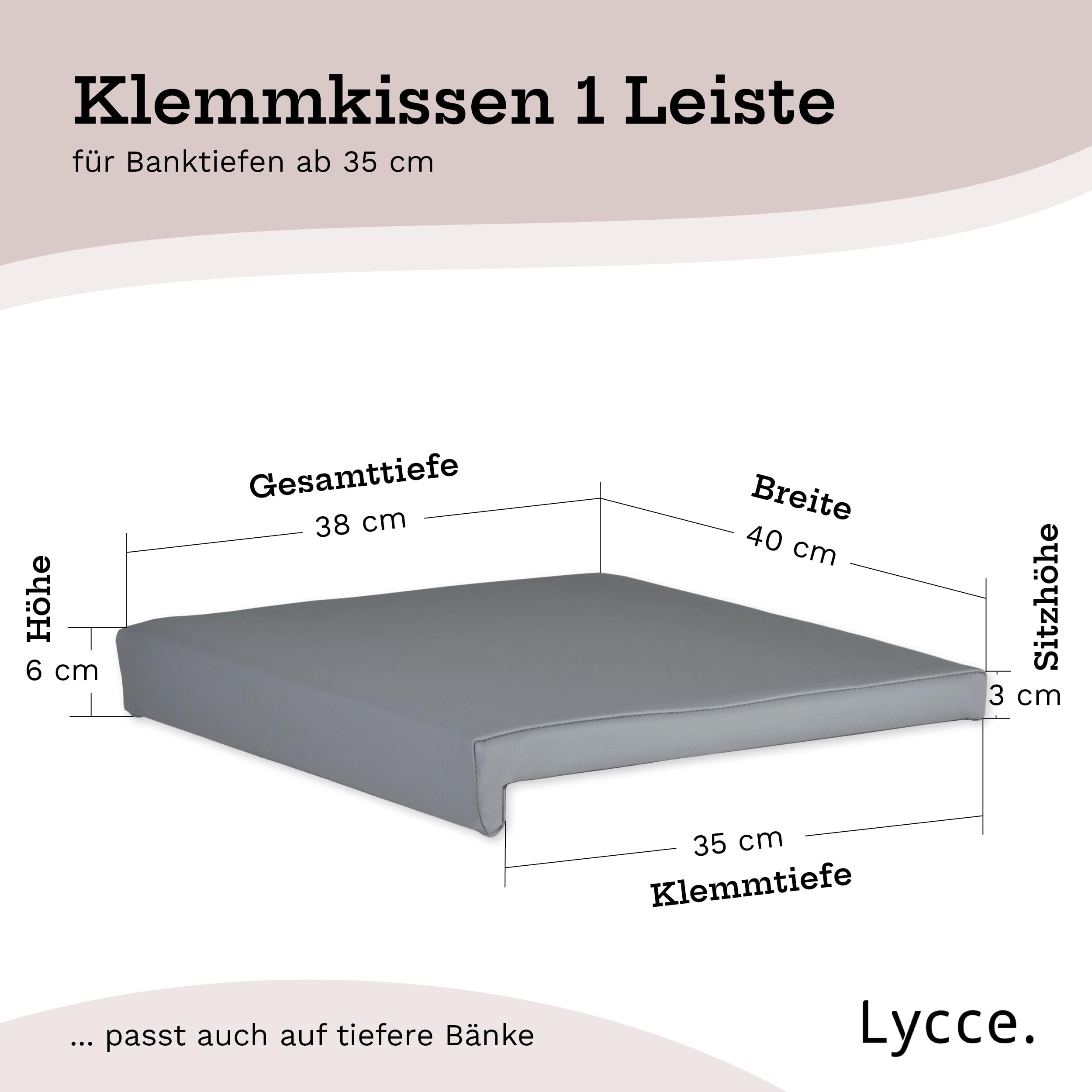 animal-design-lycce-klemmkissen-sitzbankkissen-leiste-kunstleder-grau image 3