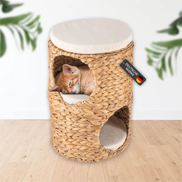 lycce-katzentonne-wave-f-r-kleine-katzen-wasserhyazinthe-h47xb32cm image 1