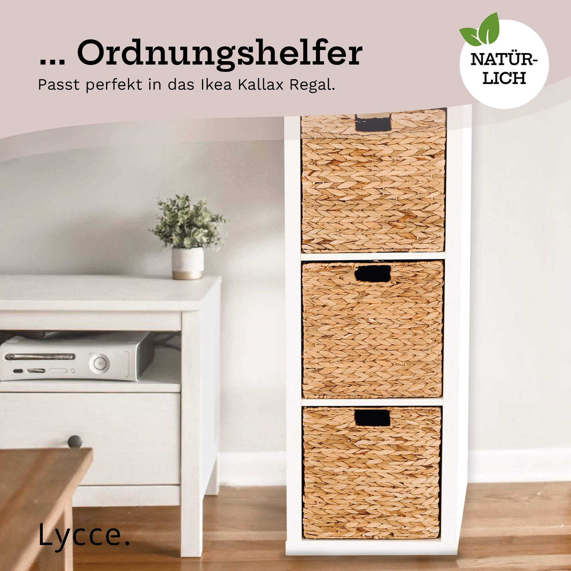 lycce-kallax-box-aufbewahrungskorb-wasserhyazinthe-natur-33-x-33-x-33-cm image 6
