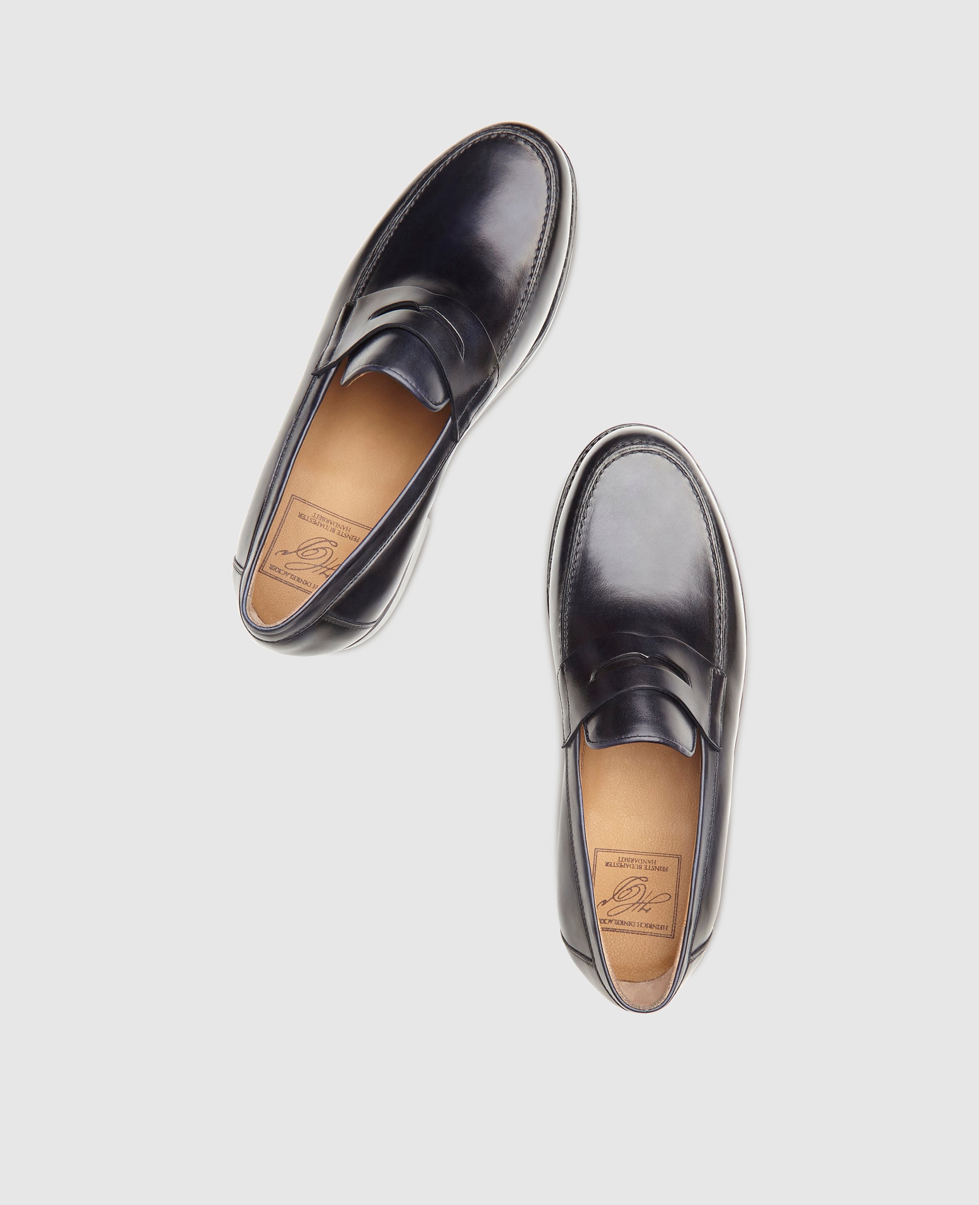 dinkelacker-wien-plain-tc-herren-penny-loafer-midnight-blau image 7