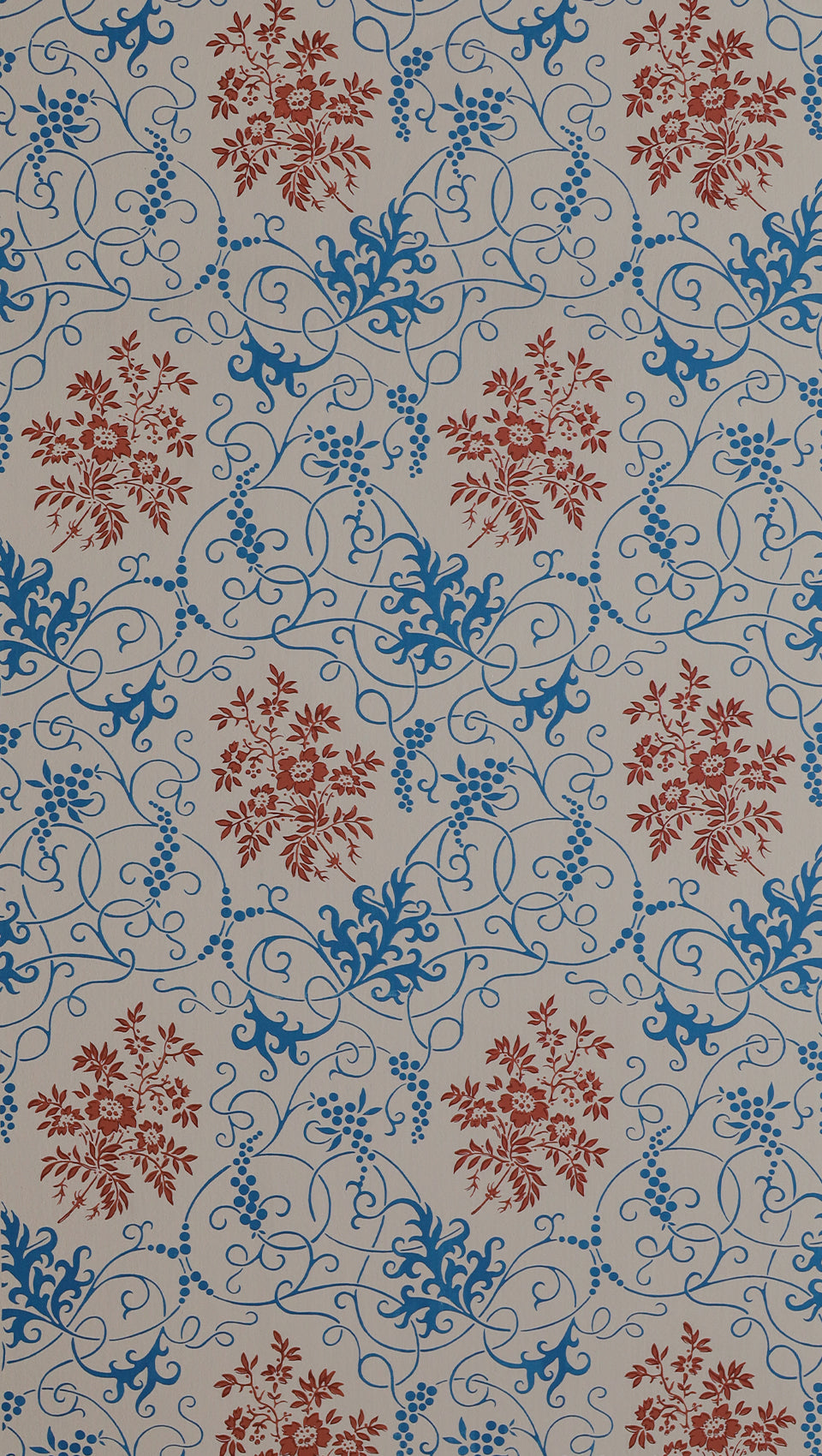 hembus-tapete-566-herzog-carl-theodor-papiertapete-48-cm-blau-floral-barock image 1