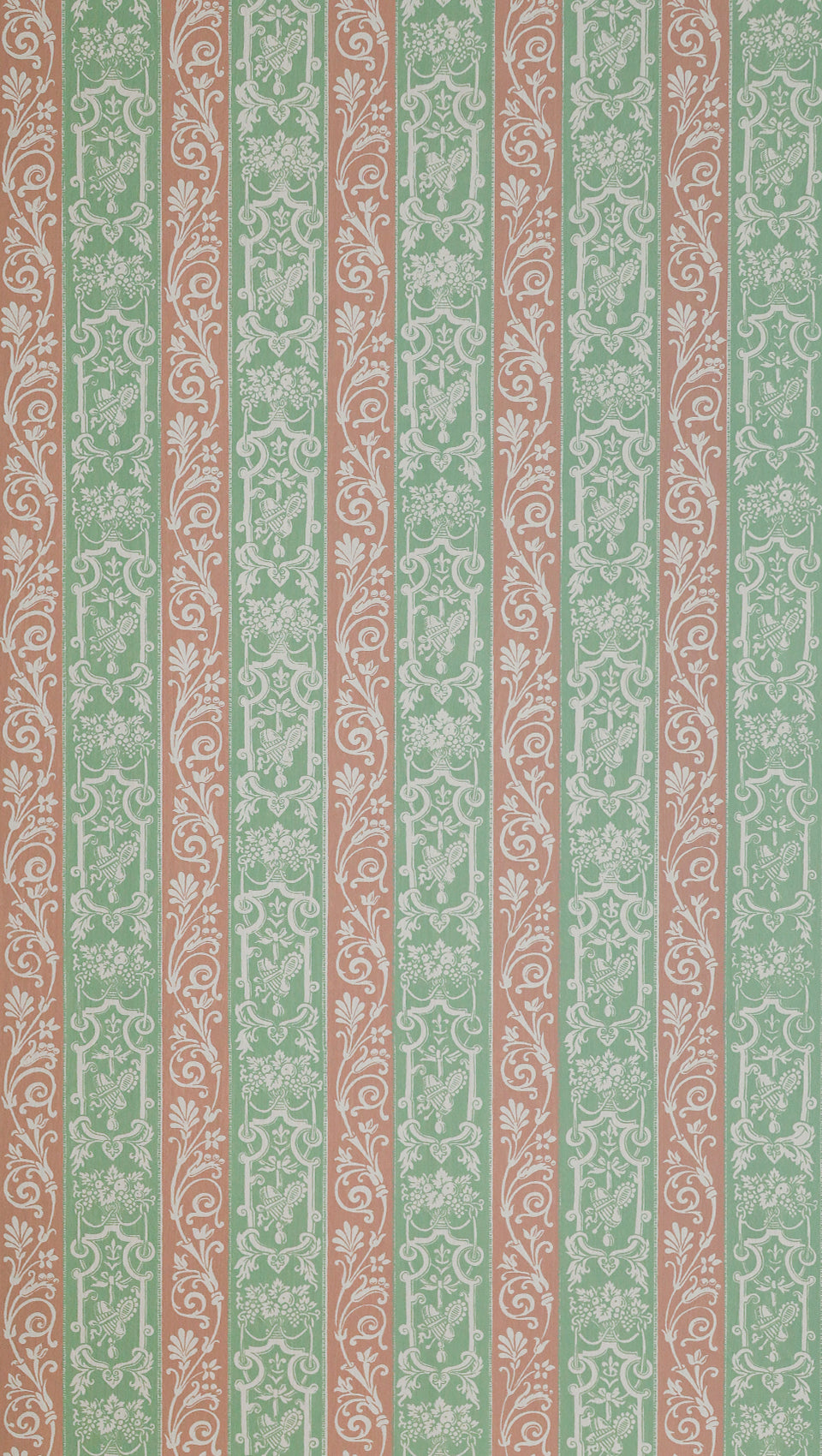 hembus-tapete-4060-ludwig-richter-papiertapete-50-cm-gr-n-ros image 1