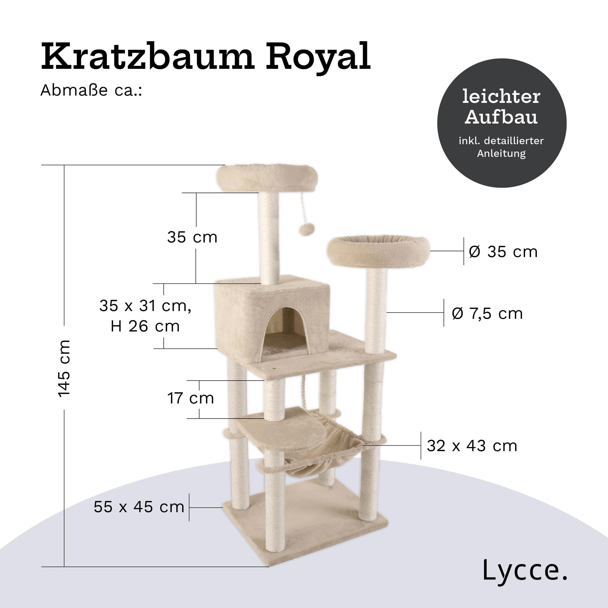 lycce-kratzbaum-royal-gro-mehrst-ckig-145-cm-beige image 8