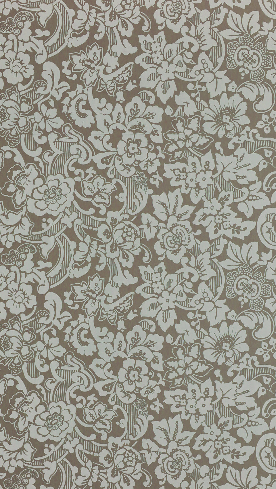 hembus-tapete-431-b-wei-e-blumenranken-papiertapete-beige image 1