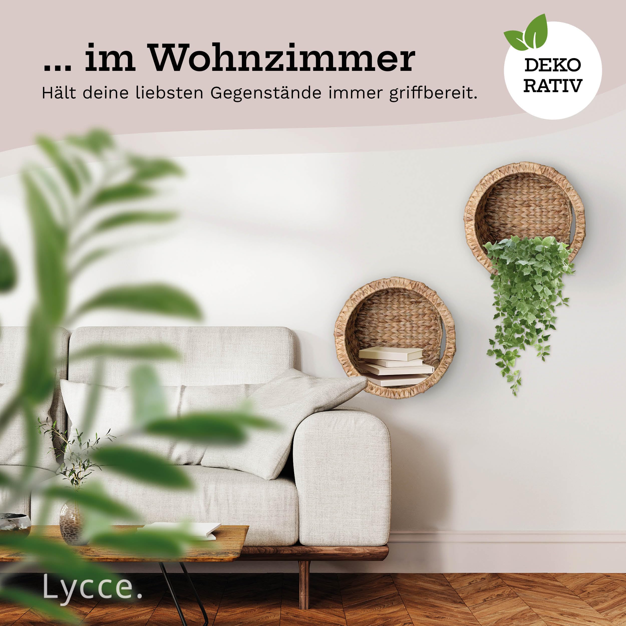 lycce-wandregal-rund-wasserhyazinthe-natur-2er-set-32-cm image 6