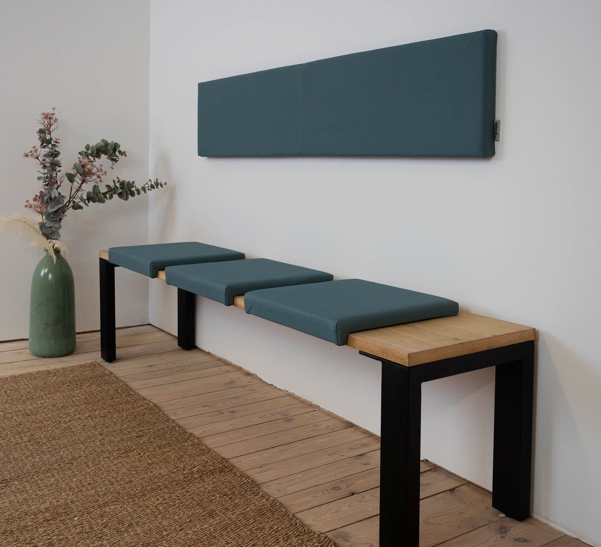 lycce-xxl-wandkissen-lederimitat-blau-150-x-30-cm-mit-montage-set image 3