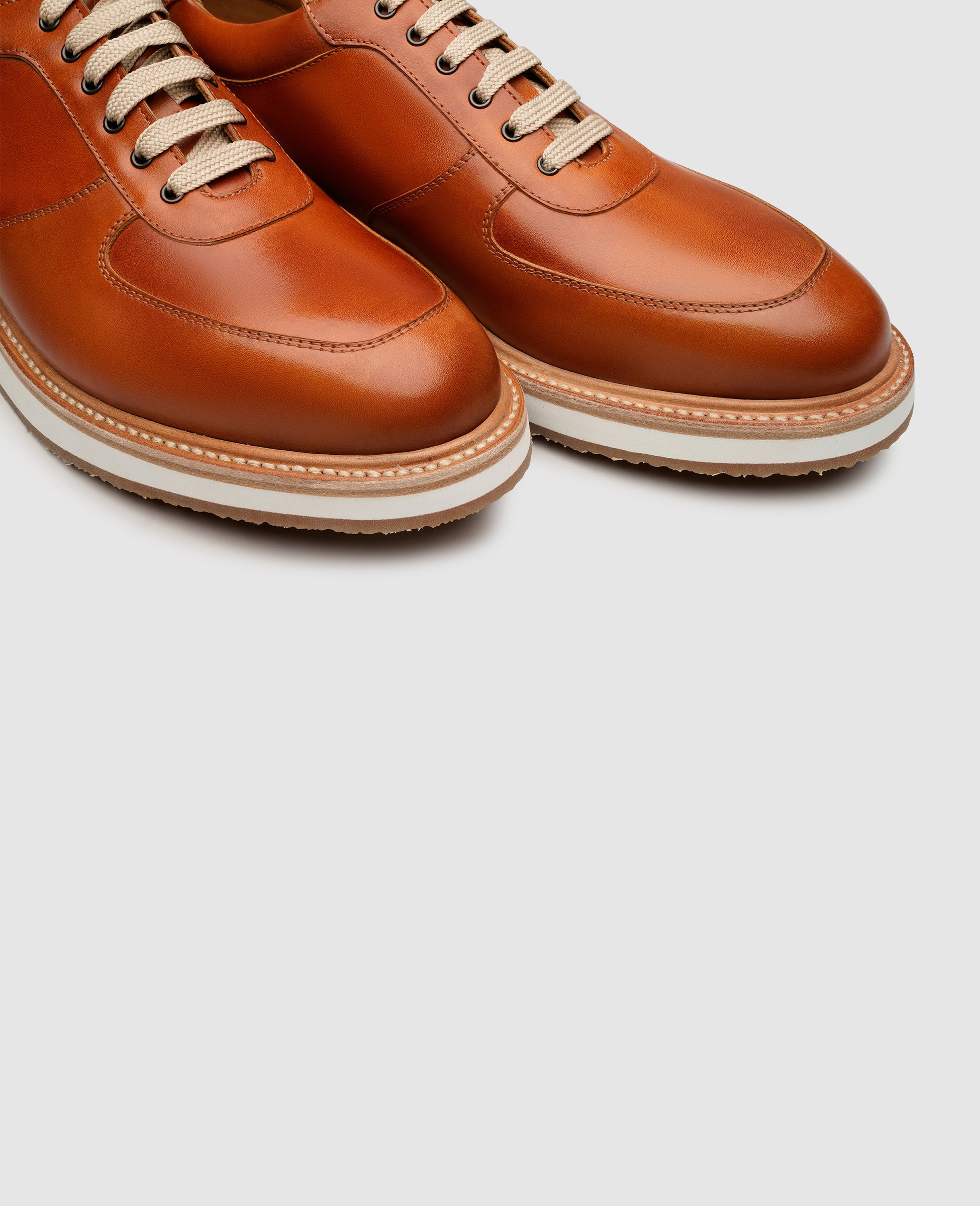 dinkelacker-london-sneaker-tc-cognac-glattleder image 8