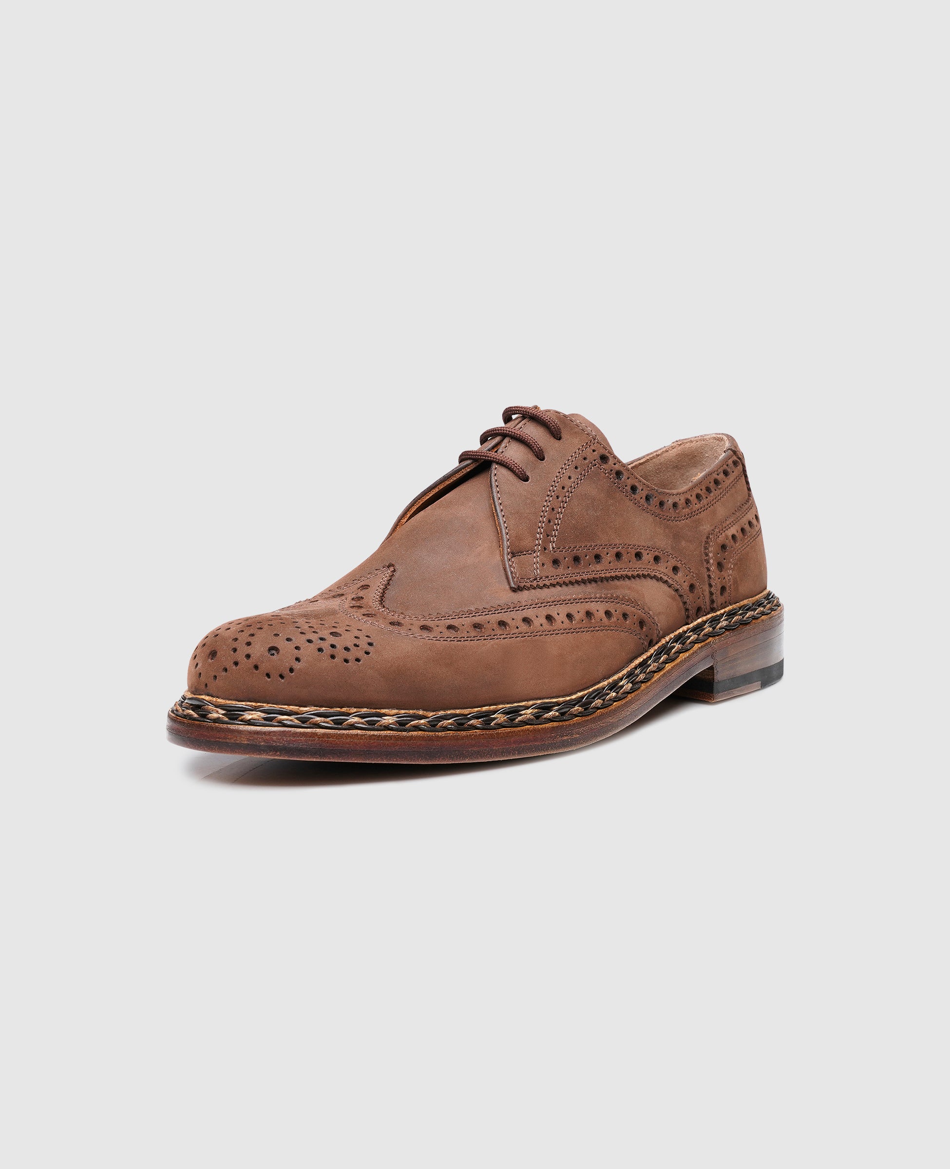 dinkelacker-buda-full-brogue-j-derby-herrenschuh-coffee image 2
