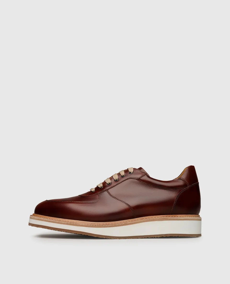 dinkelacker-london-sneaker-tc-halbschuh-whiskey image 1