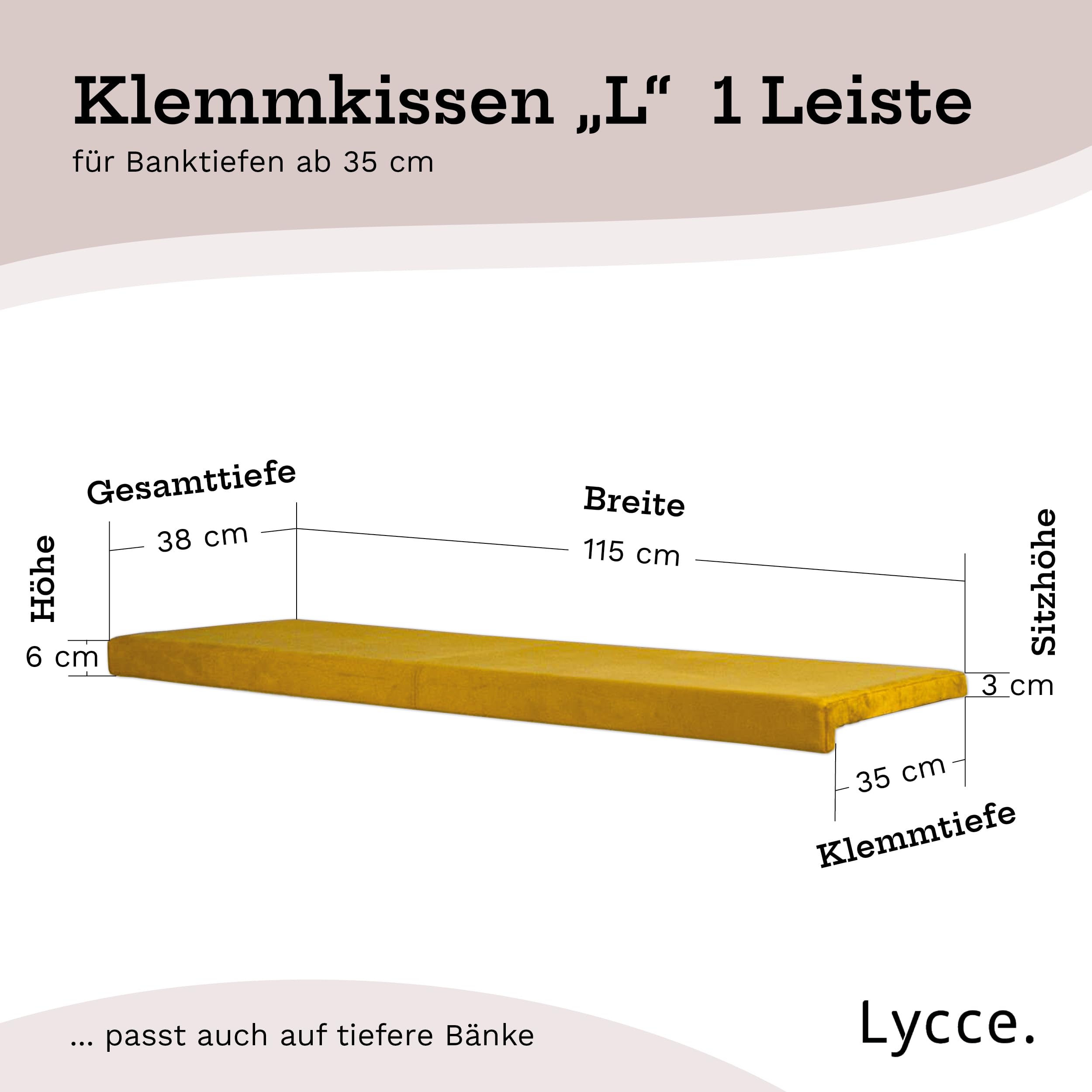 lycce-klemmkissen-1-leiste-2-sitzer-samt-senf-115x38x6-cm image 2