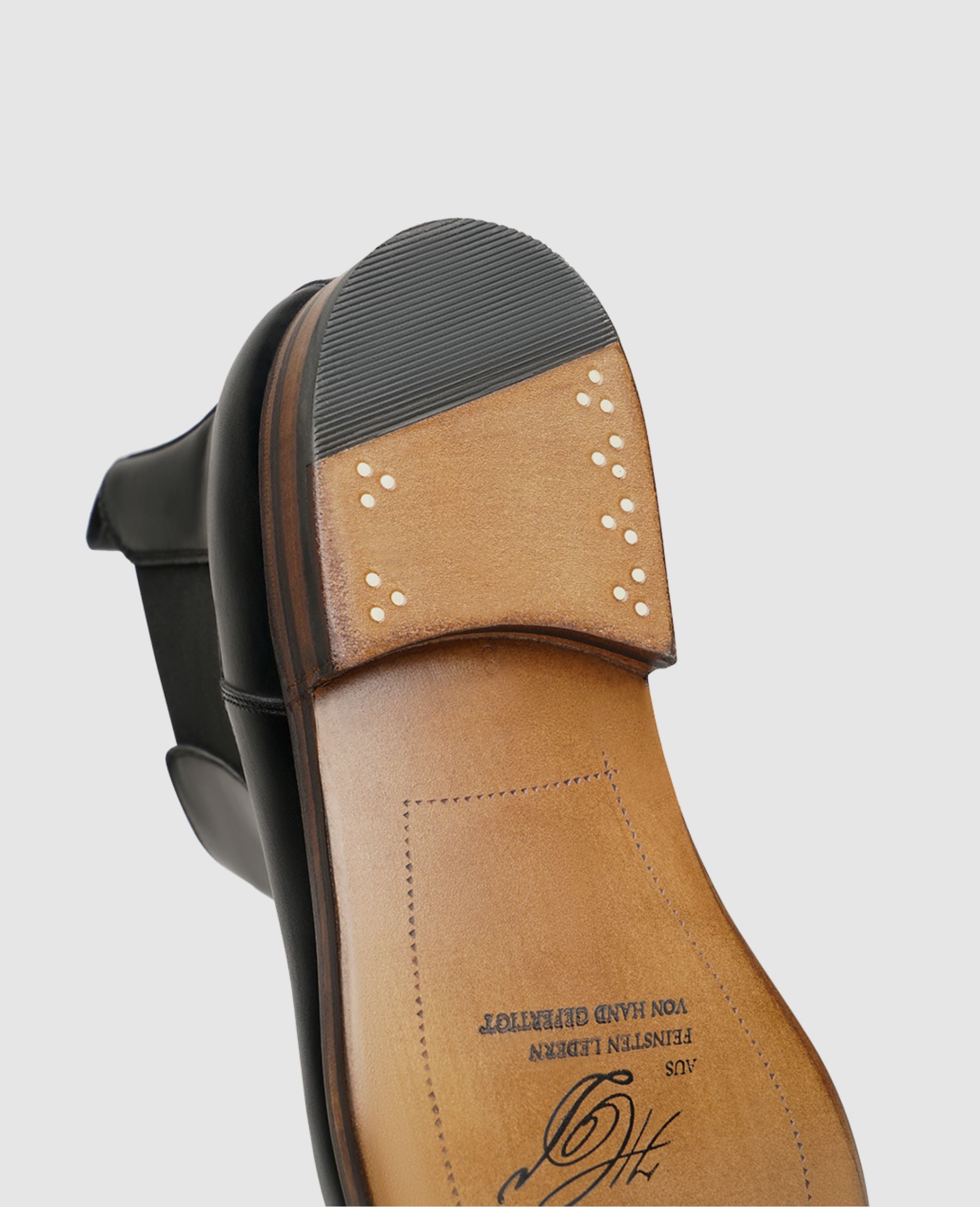 dinkelacker-luzern-chelsea-boot-schwarz-boxcalf-doppelsohle image 8