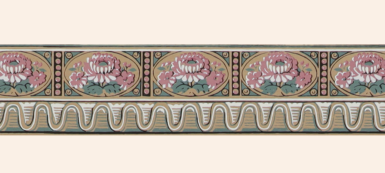 hembus-borte-574-lisetta-tapetenborte-braun-medaillon-6-2-cm image 1