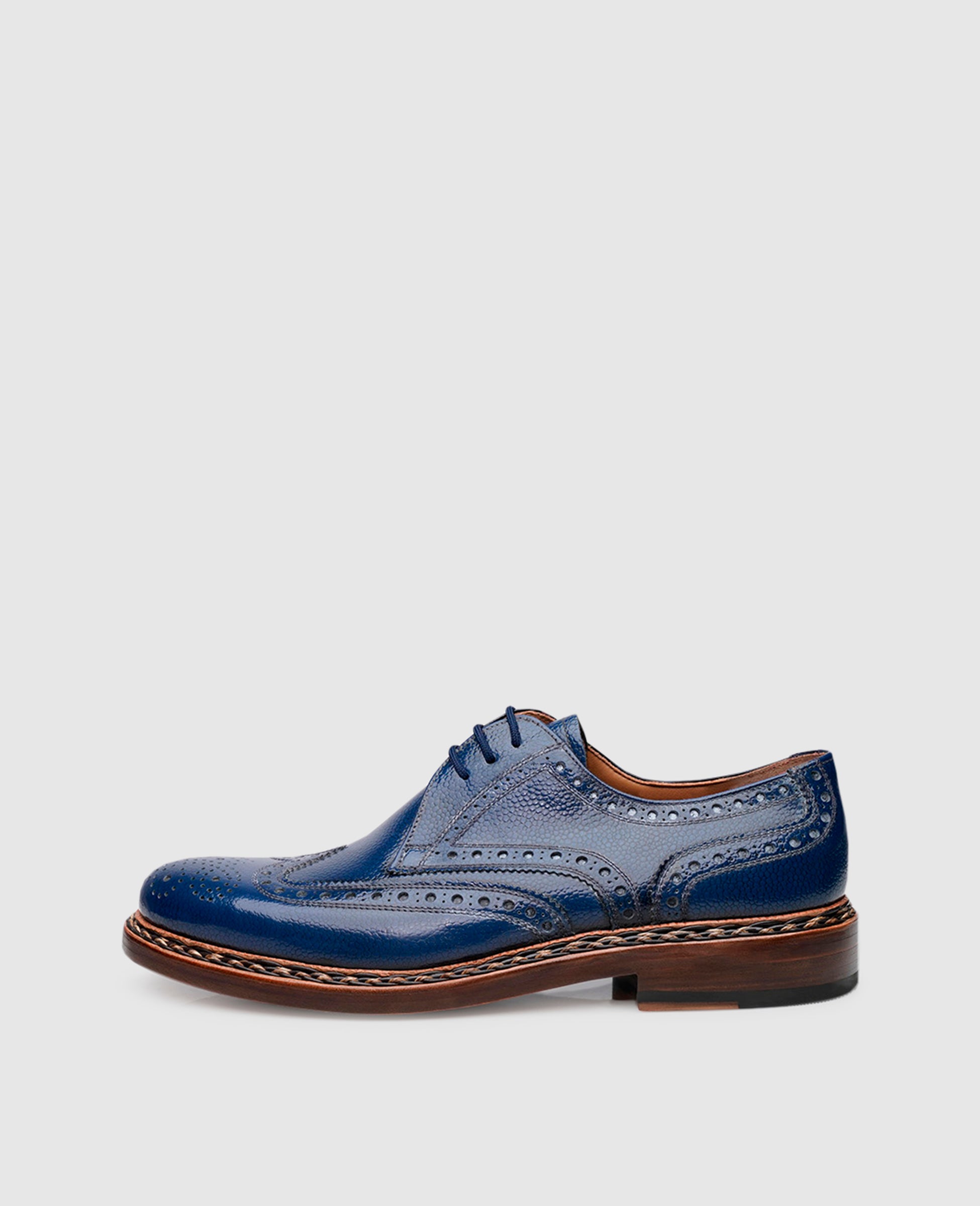dinkelacker-buda-full-brogue-ag-derby-blau image 1