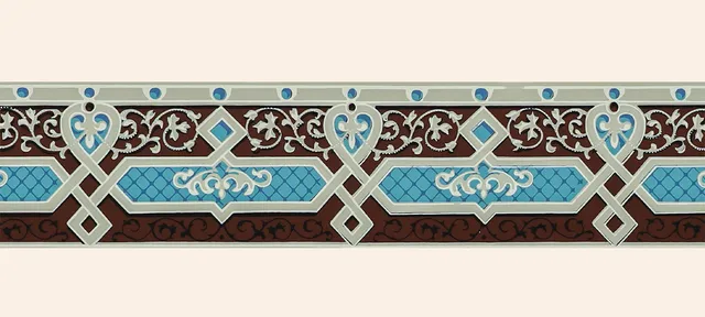 hembus-borte-592-blaue-blume-biedermeier-borte image 1