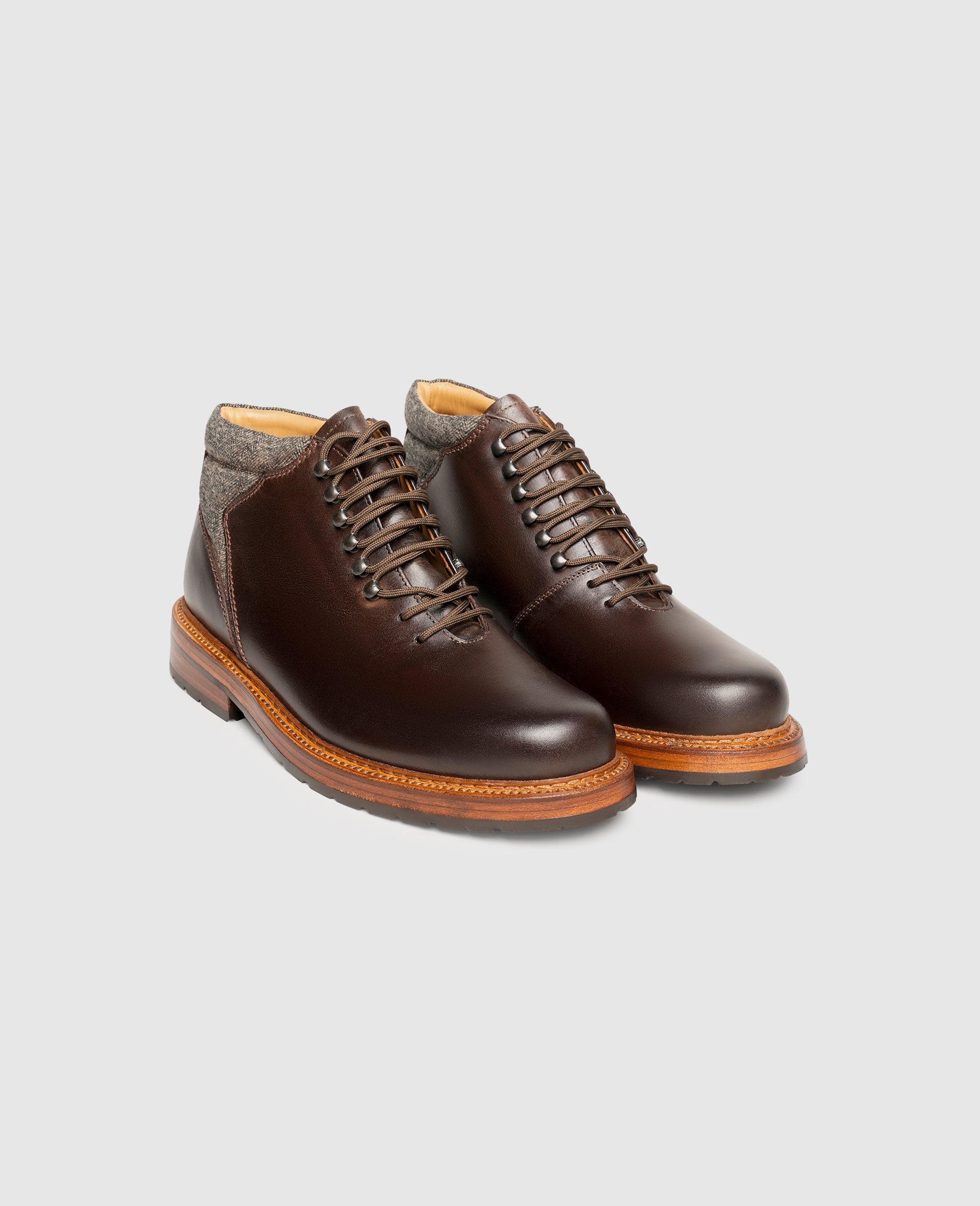 dinkelacker-rio-plain-h-herren-hiking-boot-mocca-schwarz image 2