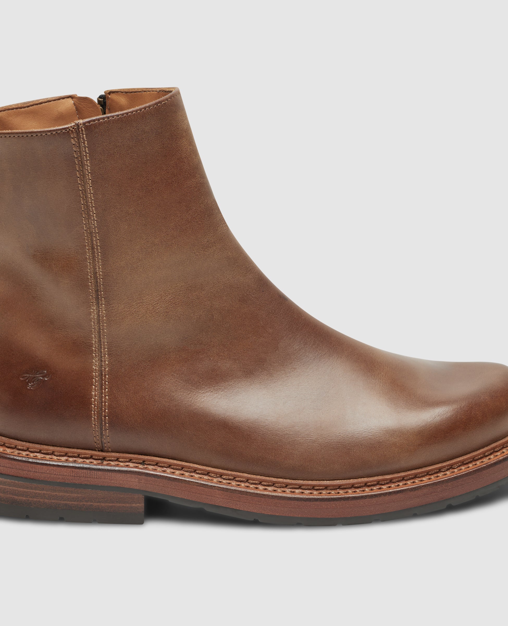 dinkelacker-rio-plain-h-zipper-stiefelette-caramel image 5