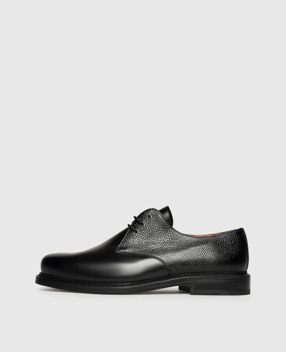 dinkelacker-buda-plain-bc-derby-herrenschuh-schwarz image 1