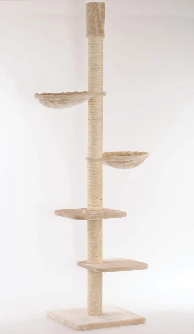 lycce-xxl-kratzbaum-atlas-deckenspanner-beige-230-cm image 1