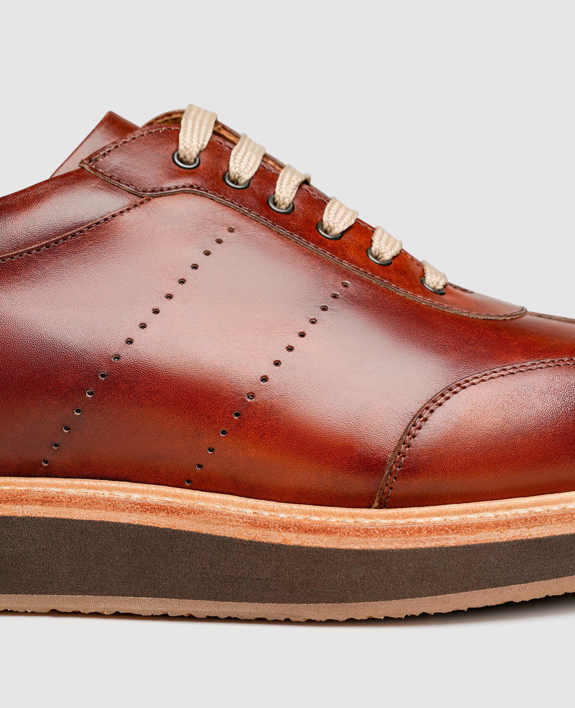 dinkelacker-london-sneaker-tc-herrensneaker-whiskey-dunkelbraun image 4