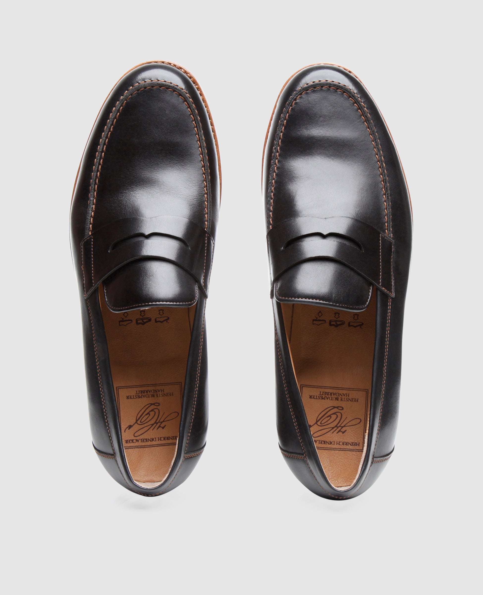 dinkelacker-wien-plain-sc-schwarz-penny-loafer-aus-softcalf image 8