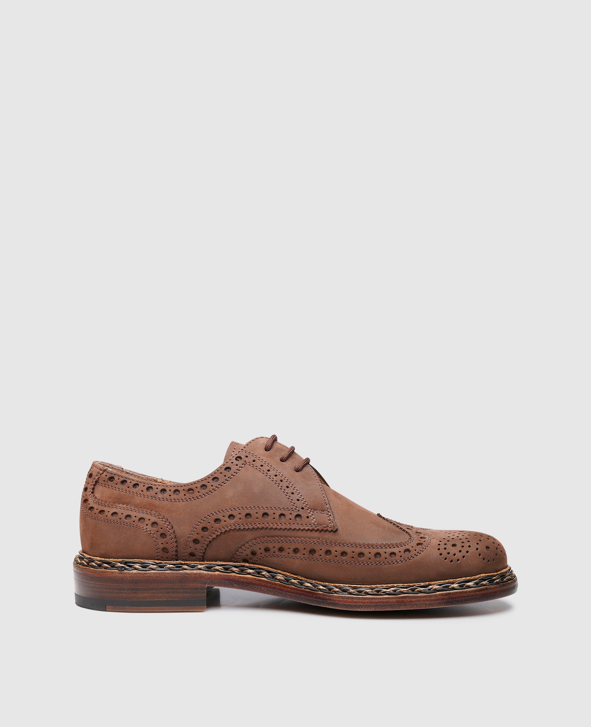 dinkelacker-buda-full-brogue-j-derby-herrenschuh-coffee image 3