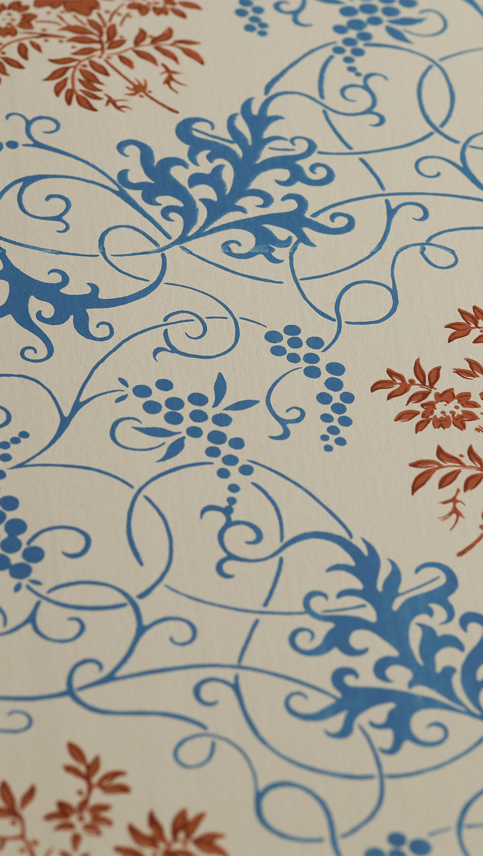 hembus-tapete-566-herzog-carl-theodor-papiertapete-48-cm-blau-floral-barock image 2