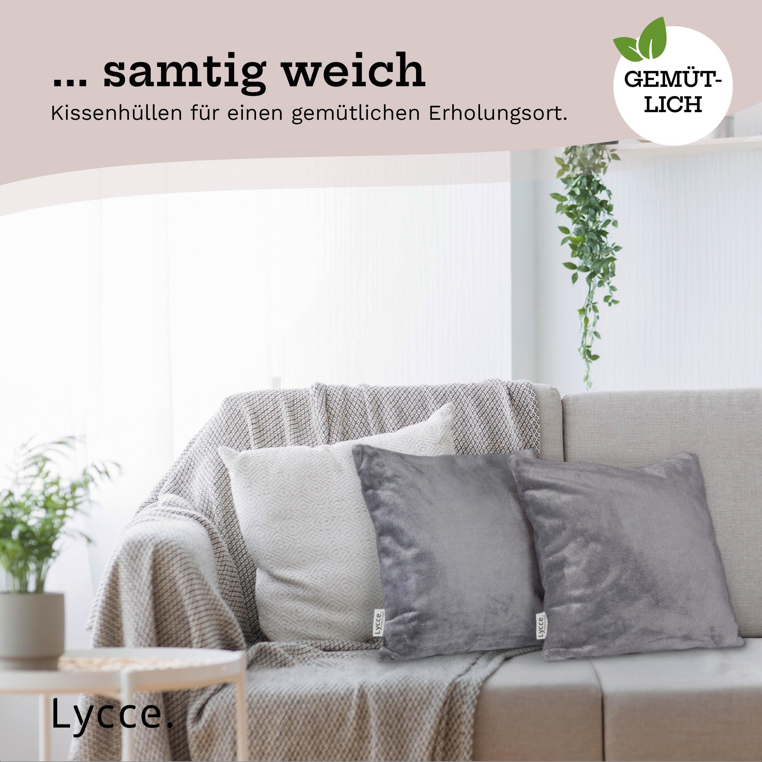 lycce-kissenbezug-sorriso-samt-grau-40-x-40-cm-mit-rei-verschluss image 6
