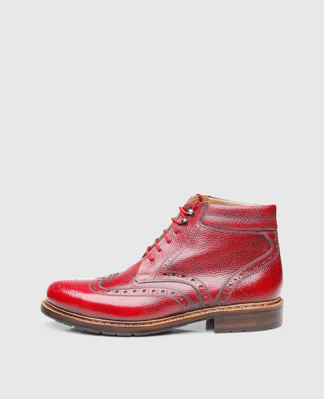 dinkelacker-janosh-k-full-brogue-boot-red image 1