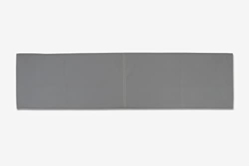 lycce-wandkissen-xxl-150cm-x-30cm-kunstleder-grau-mit-montage-set image 4