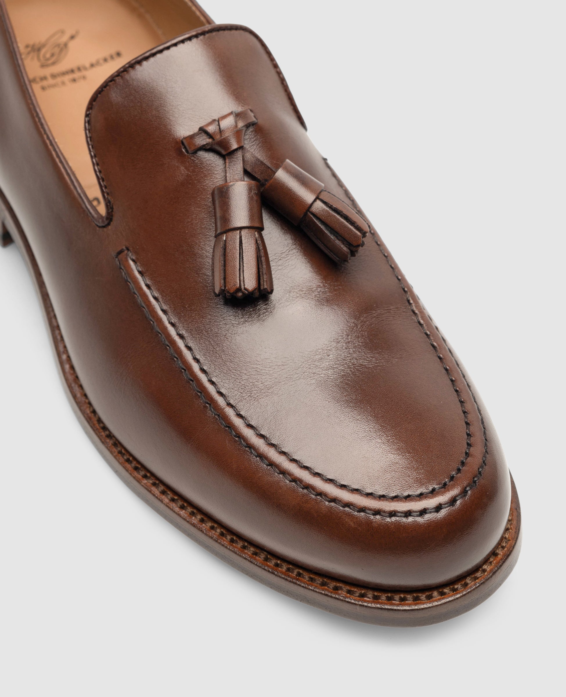 dinkelacker-wien-plain-tassel-bc-loafer-braun-boxcalf image 4