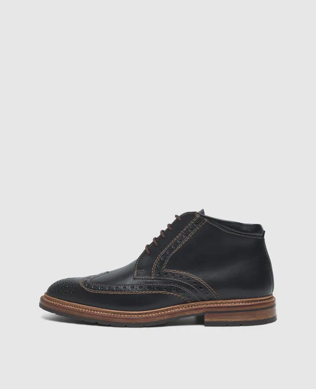 dinkelacker-luzern-full-brogue-sc-herren-stiefelette-schwarz image 1
