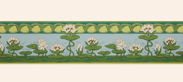 hembus-borte-598-seerosen-jugendstil-borte-25-cm image 1