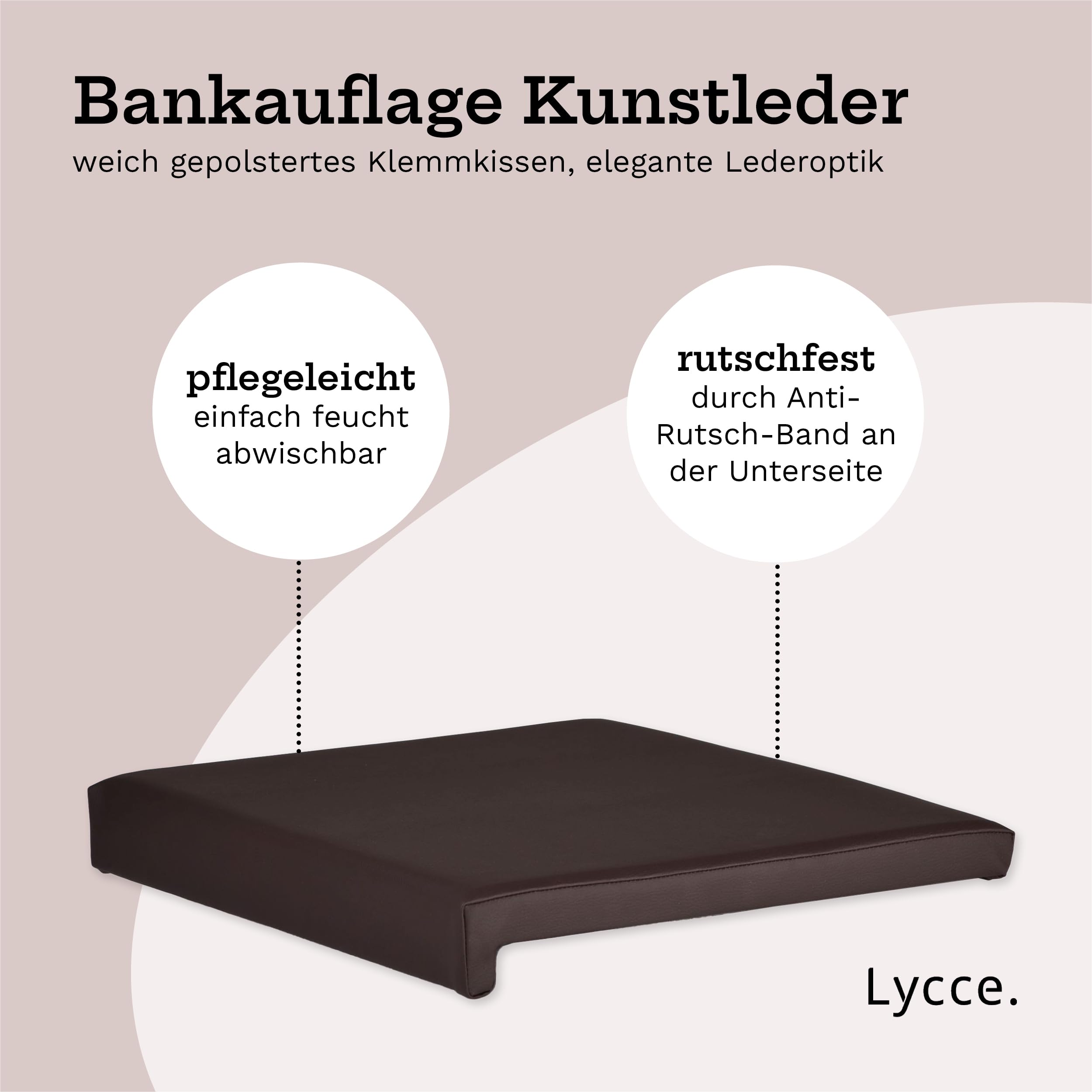 lycce-animal-design-klemmkissen-sitzbankkissen-kunstleder-40x35cm-braun image 2