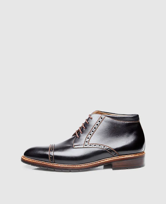dinkelacker-luzern-quarter-brogue-sc-herren-stiefelette-schwarz image 1