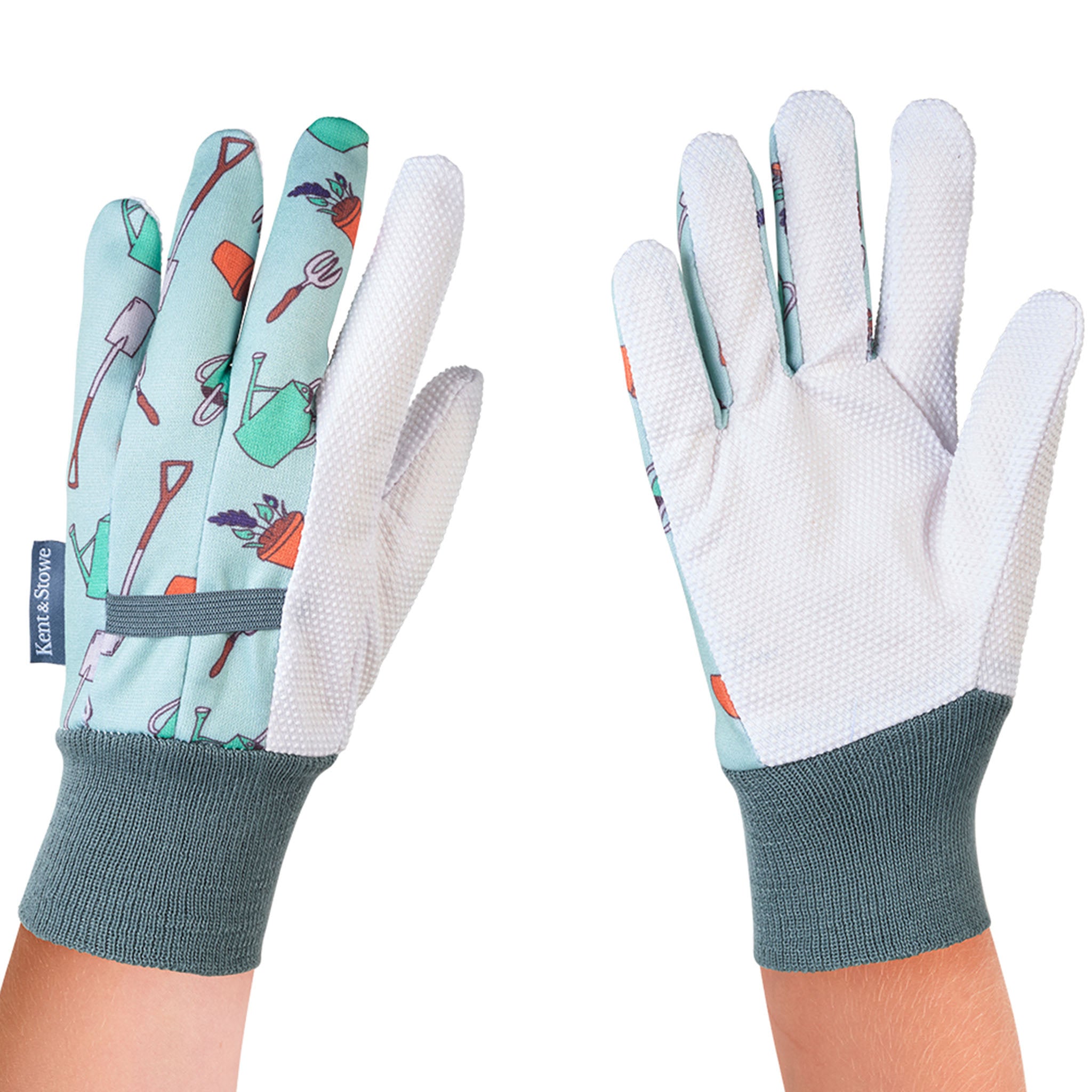 kent-stowe-garden-icons-baumwoll-handschuhe-small-mit-grip-punkten image 5