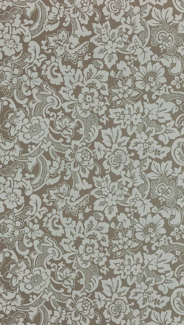hembus-tapete-431-b-wei-e-blumenranken-papiertapete-beige image 1